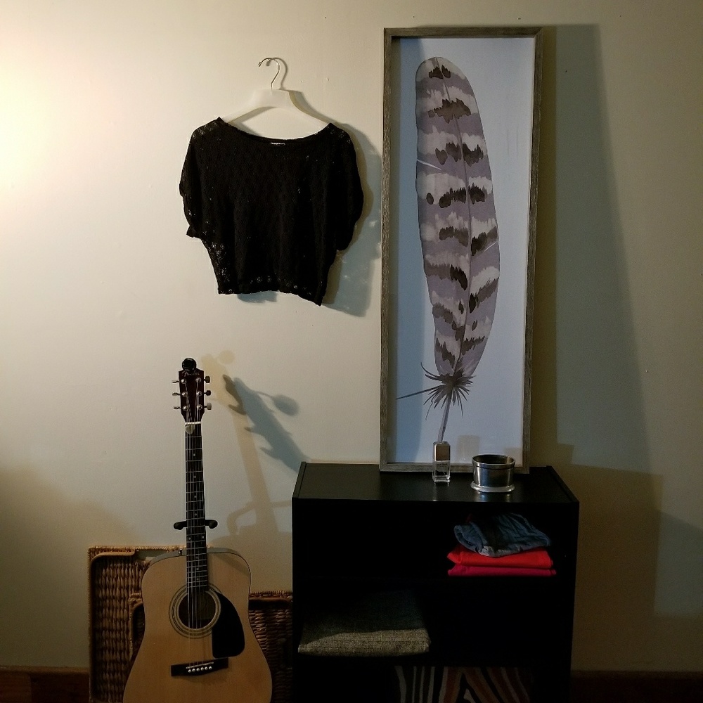 🏷3/$15 Eyeshadow black crop top